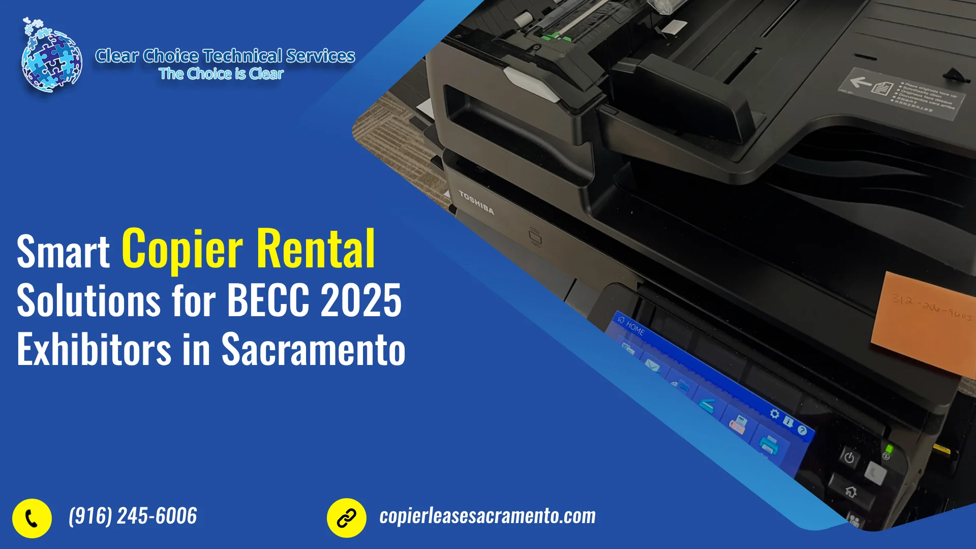 Smart Copier Rental Solutions for BECC 2025 Exhibitors in Sacramento